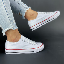 Biele plátené tenisky-301701-03