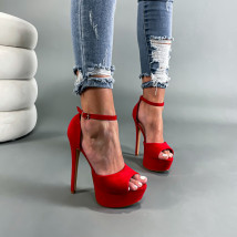 Červené sandále na platforme-284009-02