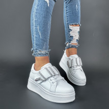 Biele tenisky s kamienkami-300533-03