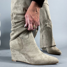 Svetlohnedé vysoké čižmy-309677-04