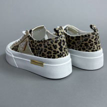 Biele tenisky s leopardím vzorom-315460-04