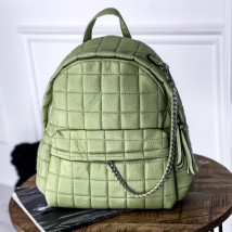 Zelený prešívaný ruksak-258999-03