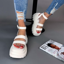 Biele sandále na platforme-301780-03