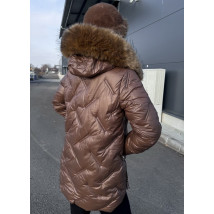 Hnedá vetrovka s kožušinou-313419-05