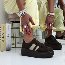 Tmavohnedé tenisky-326830-01