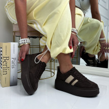 Tmavohnedé tenisky-326830-01