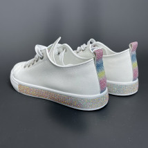 Biele tenisky s kamienkami-299897-07