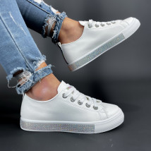 Biele tenisky s kamienkami-299897-07