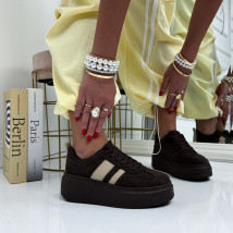 Tmavohnedé tenisky-326830-01