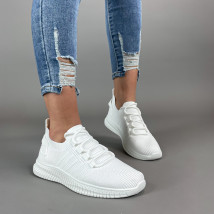 Biele textilné tenisky-303621-02