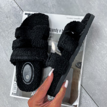 Čierne teddy šlapky-310570-03