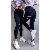 Čierne potrhané rifle-261787-08