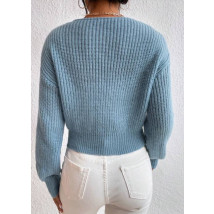 Modrý pletený svetrík-295761-01