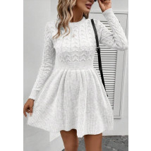 Biele pletené šaty-295927-02