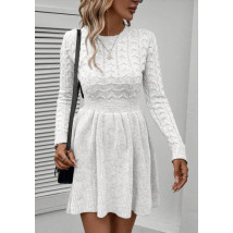 Biele pletené šaty-295927-02