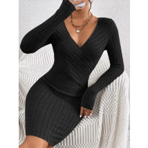 Krátke vrúbkované šaty-296115-01