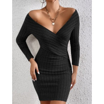 Krátke vrúbkované šaty-296115-01