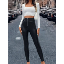 Koženkové legíny so zipsom-296273-03