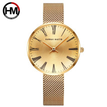 Dámske kovové hodinky pozlátené-311513-04