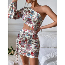 Krátke vzorované šaty-284540-01