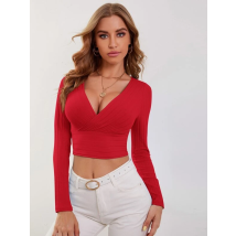 Červený top s dlhým rukávom-280925-02