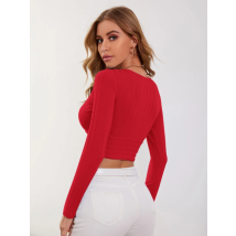 Červený top s dlhým rukávom-280925-02