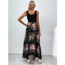 Čierne kvetované šaty-284572-01