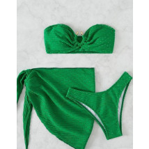 Zelené dvojdielne plavky so šatkou-299515-02