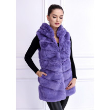Tmavo fialová vesta s kapucňou-257040-04