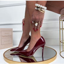 Bordové lakované lodičky-326254-06