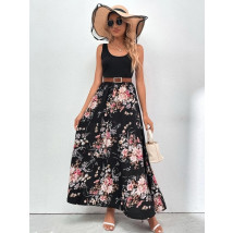 Čierne kvetované šaty-284572-01