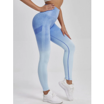 MODRÉ PUSH-UP LEGÍNY S VYSOKÝM PÁSOM-280917-02