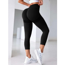 Čierne push-up legíny-283376-02