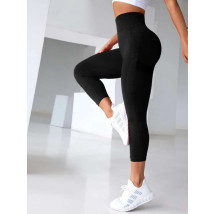 Čierne push-up legíny-283376-02