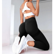Čierne push-up legíny-283376-02
