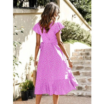 Fialové bodkované šaty-288030-01