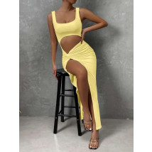 Žlté dlhé šaty-287962-012