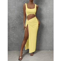 Žlté dlhé šaty-287962-012