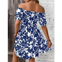 Bielo-modré kvetované šaty-288045-02