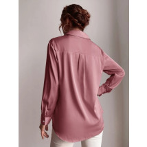 Staroružová saténová blúzka-284563-03