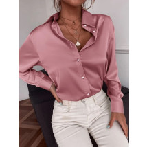 Staroružová saténová blúzka-284563-03