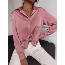 Staroružová saténová blúzka-284563-03