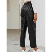 Čierne koženkové nohavice-299713-01