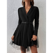 Čierne šaty s tylovou sukňou-299584-02