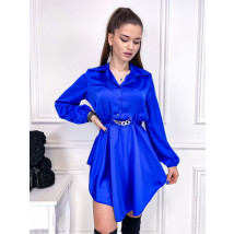 Modré šaty s opaskom-259704-010
