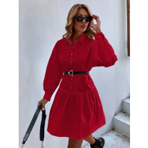 Červené košeľové šaty-283366-02