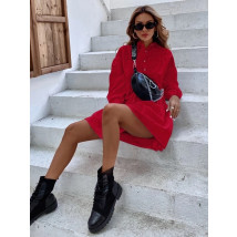 Červené košeľové šaty-283366-02