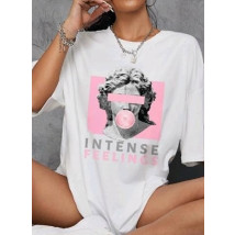 Biele oversize tričko-310007-03