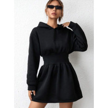 Teplákové čierne šaty-294004-01