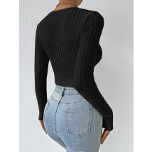 Čierny top s dlhým rukávom-281420-09